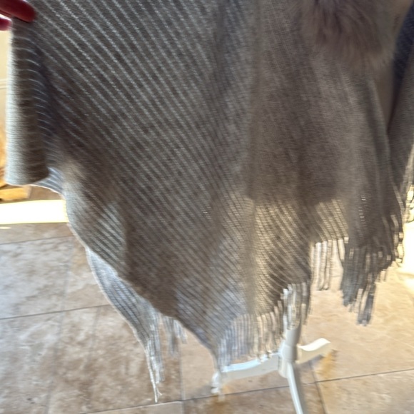 MIXIT ladies sweater wrap photo for a collar ONE  SIZE NWOT gray - Picture 9 of 10